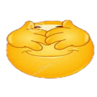 🙈 7d3fab68 Emoji, Manos, Ojos, Amarillo telegram sticker