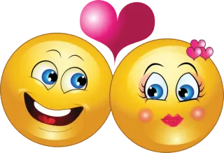 💑 84733e1d Emoji, Amor, Pareja, Corazón, Feliz telegram sticker