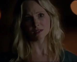 🦋 6275ab28 Caroline Forbes The Vampire Diaries mujer, rubia, vampiro, drama, sobrenatural, serie de TV, personaje telegram sticker