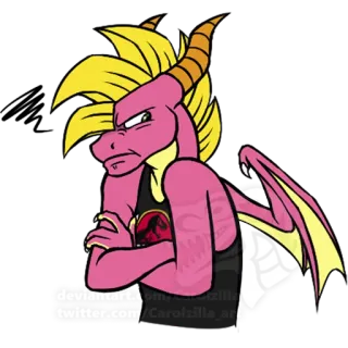 Carolzilla's OCs telegram stickers