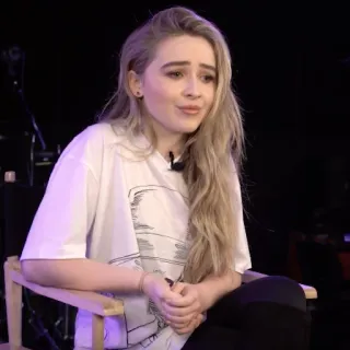 🖇 445b8728 Sabrina Carpenter actrice, zangeres, blond, vrouw, beroemdheid whatsapp sticker