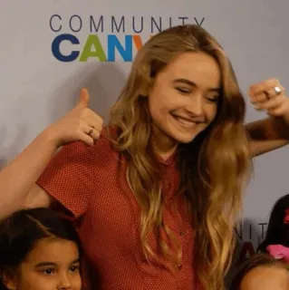 🥀 e4174731 Sabrina Carpenter actrice, zangeres, blond, beroemdheid, glimlachend whatsapp sticker