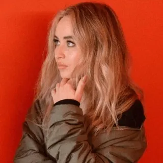 🥀 f202074b Sabrina Carpenter actrice, zangeres, beroemdheid, vrouw, blond whatsapp sticker