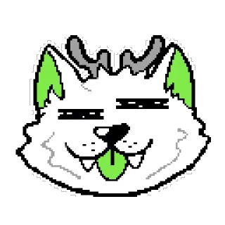 🌗 679883d9 lupo, adesivo, furry, animale, cartone animato, fantasy telegram sticker