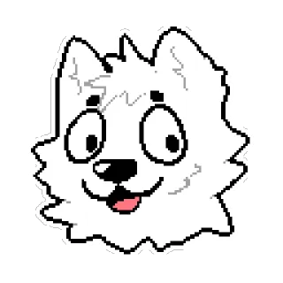 🍆 a65f8ebf cane, cucciolo, carino, animale, animale domestico, cartone animato, adesivo telegram sticker