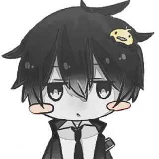 😐 36845cd9 Anime, Mignon, Kawaii, Chibi, Manga telegram sticker