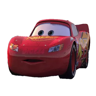 🥴 bfcf5e01 Lightning McQueen Cars samochód, kreskówka, animacja, disney, pixar telegram sticker