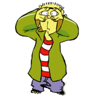 🙈 85374d68 Ed Ed, Edd n Eddy Kartun, Ed Edd n Eddy, Nickelodeon telegram sticker