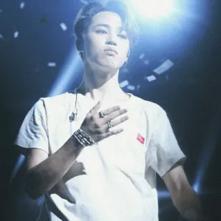 🔖 21546d73 Jimin Jimin, BTS, K-pop, cantor, artista, música telegram sticker