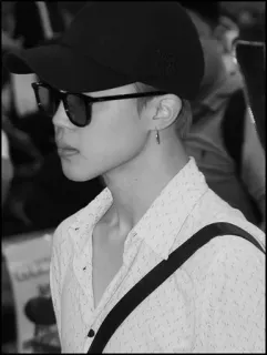 ◾️ 0003f6ca homme, lunettes de soleil, chapeau, personne, boucle d'oreille, style, célébrité telegram sticker