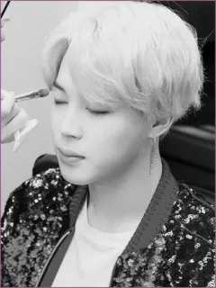 ▫️ 41f9cc3f maquillage, beauté, personne, portrait, homme, cosmétiques, boucle d'oreille, expression faciale telegram sticker