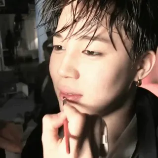 🃏 ac7caadb Jimin kpop, jimin, bts, makeup, penyanyi, idola telegram sticker