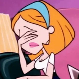 🧿 0b614e12 cartoon, sad, woman, upset, crying telegram sticker