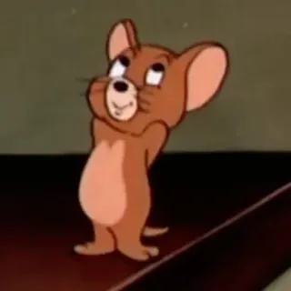 🧿 c453add6 Jerry Mouse Tom and Jerry cartoon, mouse, funny, character, animated telegram sticker