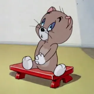 🧿 d33dcadb cat, cartoon, sitting, cute, animal telegram sticker