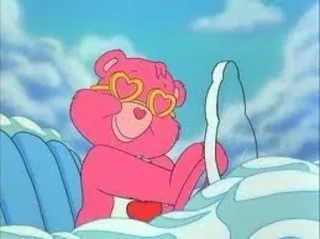 😍 1eae88d9 Love-a-Lot Bear Care Bears Care Bears, Love-a-Lot Bear, cartoon, bear, heart, cute telegram sticker