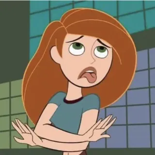 👧 8b15d8af Kim Possible kim possible, cartoon, disney, animated, teenager telegram sticker