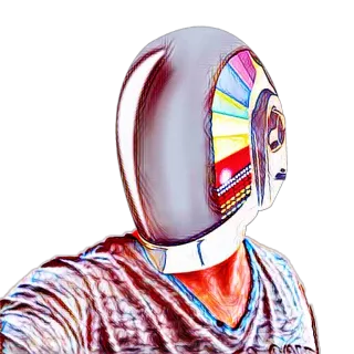 🤖 f83f4522 helmet, futuristic, abstract, art, graphic whatsapp sticker