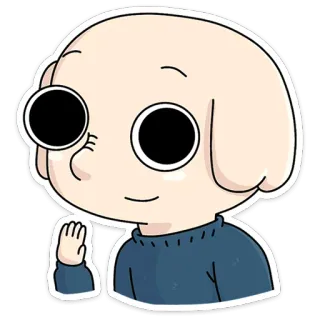 👋 40baf83a Мультик, Персонаж, Милый, Стикер, Анимированный telegram sticker