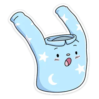 😱 936551d4 Мультфильм, Персонаж, Милый, Каваий, Сумка telegram sticker