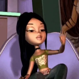 ⚡️ 02ac8635 Jade Bratz 브랫츠, 인형, 만화, 제이드, 캐릭터 telegram sticker