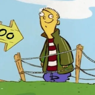 ⚡️ b2f16bb3 Ed Ed, Edd n Eddy 만화, 에드, 에드 앤 에디, 캐릭터, 웃긴, 애니메이션 telegram sticker