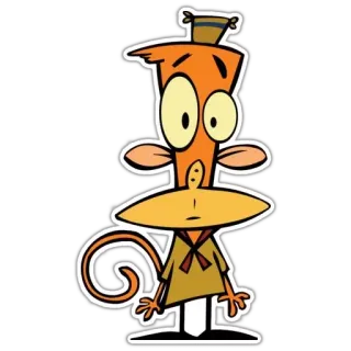 😳 30b2370d Lazlo Camp Lazlo dessin animé, Camp Lazlo, Lazlo, singe, personnage telegram sticker