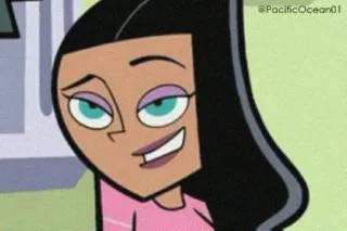 😏 9a00bd73 Sam Manson Danny Phantom cartoon, animatie, meisje, tiener, Sam Manson, Danny Phantom telegram sticker