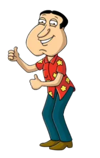 👍 fee6b133 Glenn Quagmire Family Guy Cartoon, Erwachsenenhumor, Comedy, Glenn Quagmire, Family Guy telegram sticker