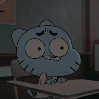 🎒 508d093b Gumball The Amazing World of Gumball カートゥーン, 猫, アニメ, ガンボール, おかしなガムボール telegram sticker