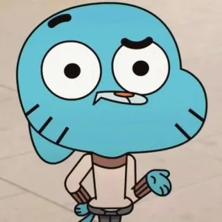 🎒 ac7c508f Gumball Watterson The Amazing World of Gumball アニメ, アニメーション, キャラクター, ガンボール, おかしなガムボール telegram sticker