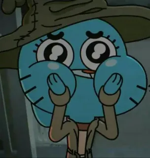 🎒 c3a824bc Gumball The Amazing World of Gumball 漫画, 猫, アニメ, 面白い, 青, キャラクター telegram sticker