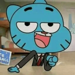 ❤️ e05daee7 Gumball The Amazing World of Gumball カートゥーン, ガンボール, おかしなガムボール, アニメ telegram sticker