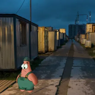 🙁 84438aeb Patrick Star SpongeBob SquarePants 뚱이, 스폰지밥, 만화, 건설, 슬픈, 캐릭터, 불가사리 whatsapp sticker