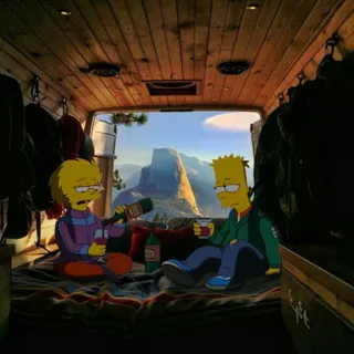 😁 d15c387e Bart Simpson 심슨 가족, 만화, 음주, 리사 심슨, 계곡 whatsapp sticker