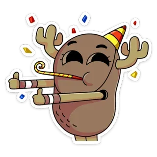 🎉 11ff9465 Penny Fitzgerald The Amazing World of Gumball Cartoon, Viering, Confetti, Feest, Animatie whatsapp sticker