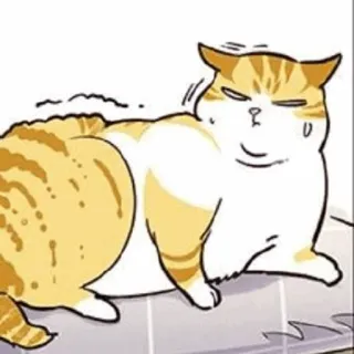 🐈 3e6959e9 猫, 动物, 宠物, 猫科, 可爱, 卡通, 放松, 搞笑 telegram sticker
