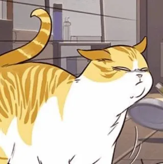 🐈 aa883a96 猫, 搞笑, 动物, 可爱, 小猫, 家猫, 卡通 telegram sticker