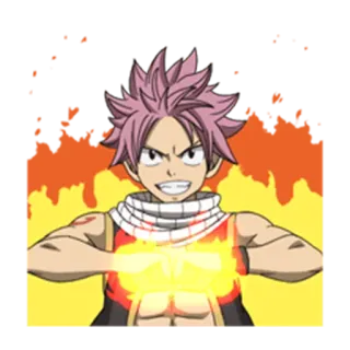 🔥 05ac3090 Natsu Dragneel Fairy Tail Anime, Natsu, Dragneel, Fairy Tail, Feuer, Magie, Manga whatsapp sticker
