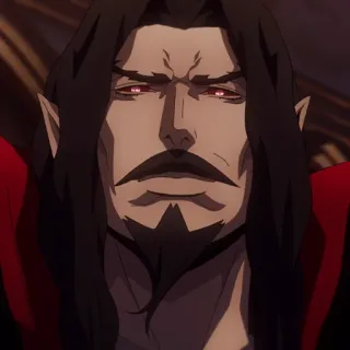 ⚰️ 355973f4 Vlad Dracula Tepes Castlevania vampire, dracula, anime, netflix, castlevania telegram sticker