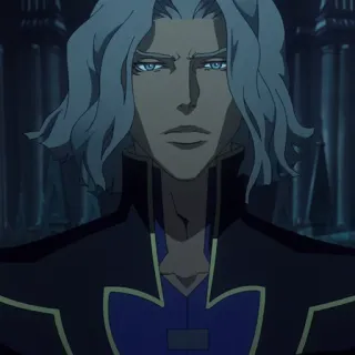 ⚰️ 7cee6a75 Hector Castlevania anime, vampire, netflix, castlevania, hector telegram sticker