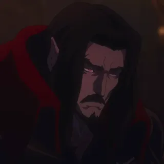 ⚰️ b5104f01 Vlad Dracula Tepes Castlevania vampire, anime, horror, count, dracula telegram sticker