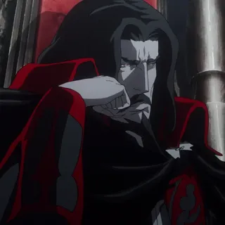 ⚰️ ee75666a Vlad Dracula Tepes Castlevania anime, vampire, netflix, dracula, castlevania telegram sticker