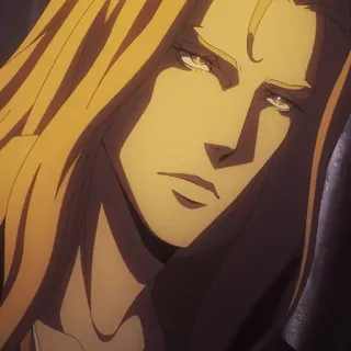 ⚰️ f36a9559 Alucard Castlevania anime, vampire, castlevania, alucard, character telegram sticker