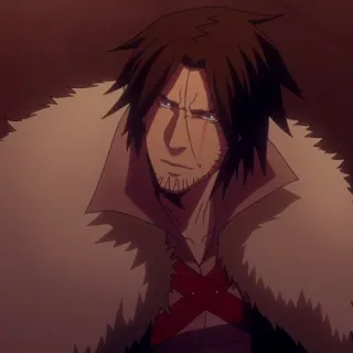 ⚰️ f75cb505 Trevor Belmont Castlevania vampire, hunter, anime, belmont, castlevania telegram sticker