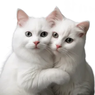 ☺️ 76964fb0 มาเลย Katzen, Weiße Katzen, Kätzchen, Süß, Tiere telegram sticker