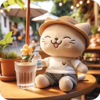 CAT 😺 Tomodachi whatsapp stickers