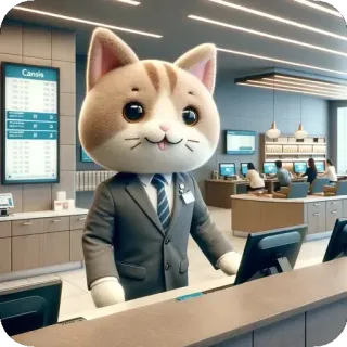 💃 949a0f7f кот, костюм, офис, мультфильм, животное, работа, бизнес telegram sticker