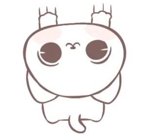 🙃 d190eb19 carino, animale, gatto, kawaii, animale domestico, cartone animato, adorabile telegram sticker