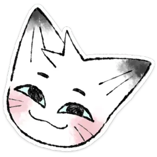 🐱 1631baad mèo, nhãn dán, kawaii, động vật, dễ thương, thú cưng telegram sticker